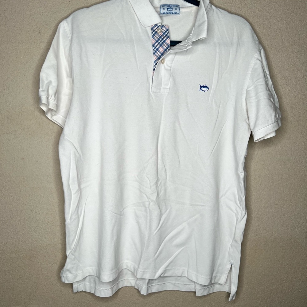 White Southern Tide Polo
